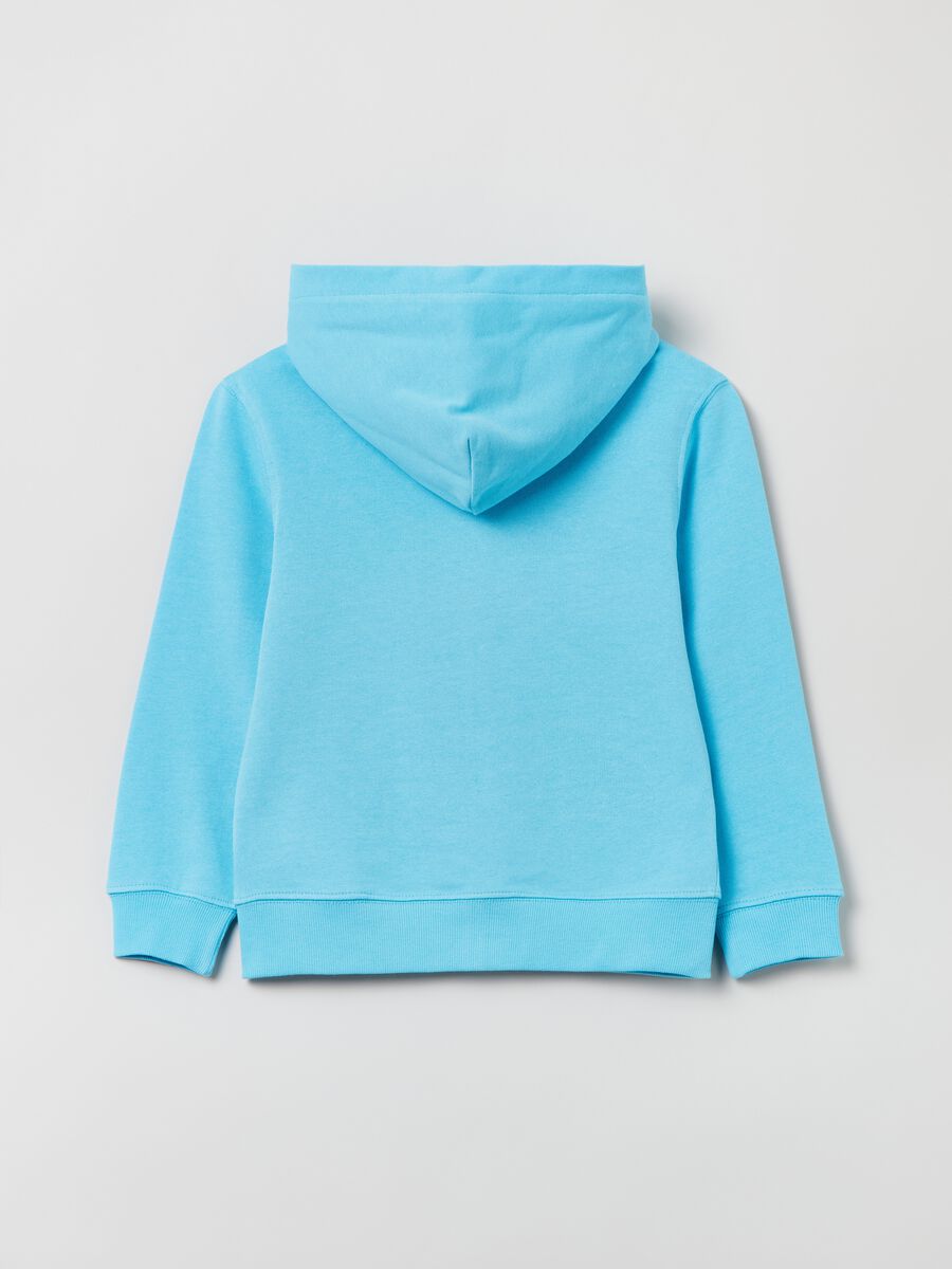Fitness full-zip sweatshirt in cotton with hood_2