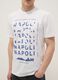Wei&szlig;es T-Shirt aus reiner Baumwolle mit kurzen &Auml;rmeln, Regular Fit_2