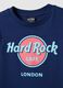 T-shirt azul de algod&atilde;o puro regular fit com logotipo Hard Rock Cafe_5