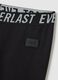 Black Stretch Cotton Regular Fit Leggings Everlast_5