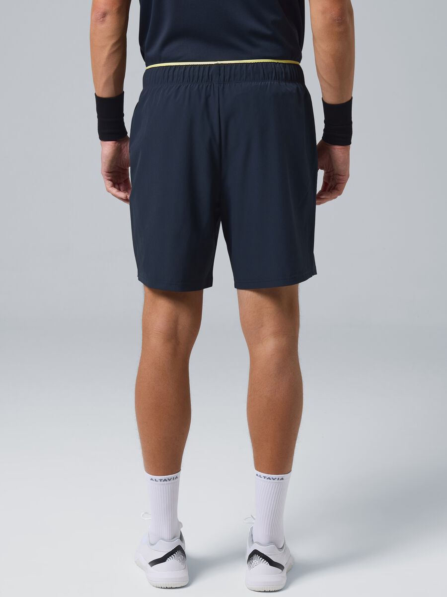 Black ALTAVIA COURT stretch-fabric sports shorts_2