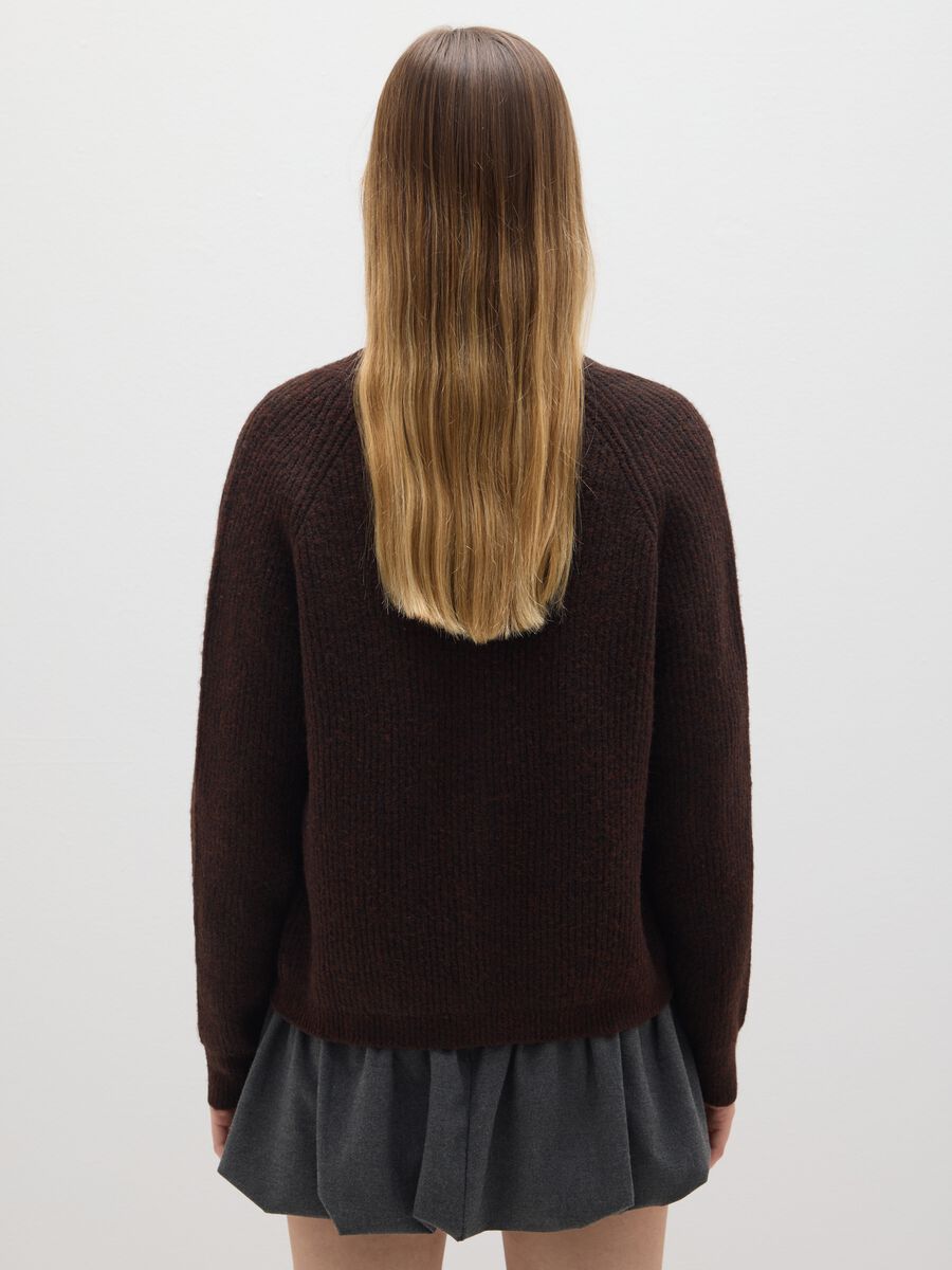 Brown oversized cardigan_3