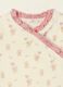 White cotton-blend baby girls&rsquo; romper with teddy bears_1