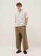 White striped cotton-blend oversized shirt_2