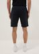 Black Regular Fit Cotton Blend Bermuda Shorts_2