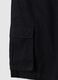 Men&rsquo;s black regular fit Bermuda shorts in 100% cotton_5