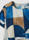 Midi-Kleid aus elastischer Baumwolle in Multicolor mit geometrischem Print_5