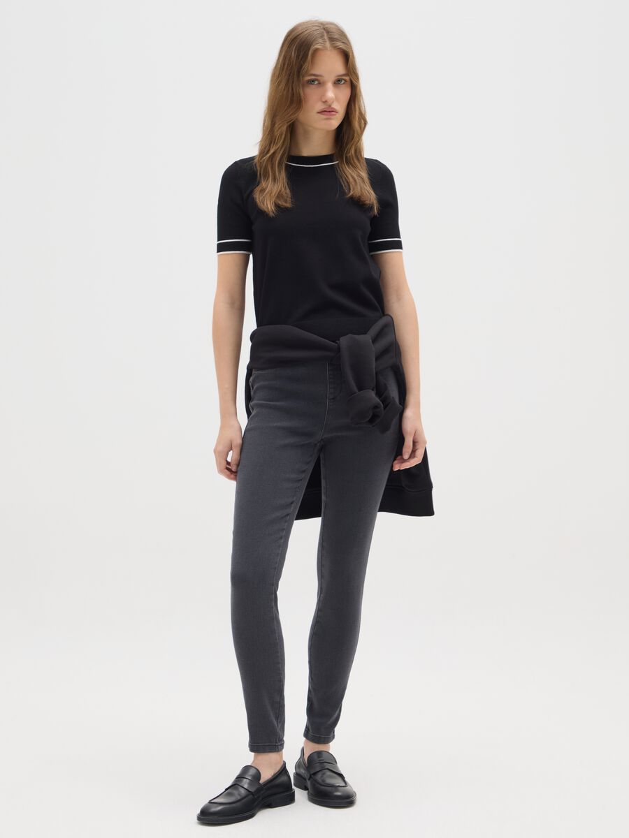 Grey Stretch Skinny Jeans_0