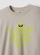 Grey pure organic cotton printed T-shirt for boys_4