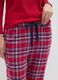 Multicoloured check flannel pyjama trousers - regular fit_3