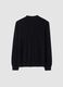 Schwarzer Polo-Pullover aus reiner Merinowolle mit Polokragen_2