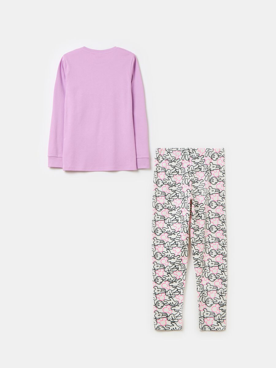Organic cotton pyjamas with Mickey Mouse print_1