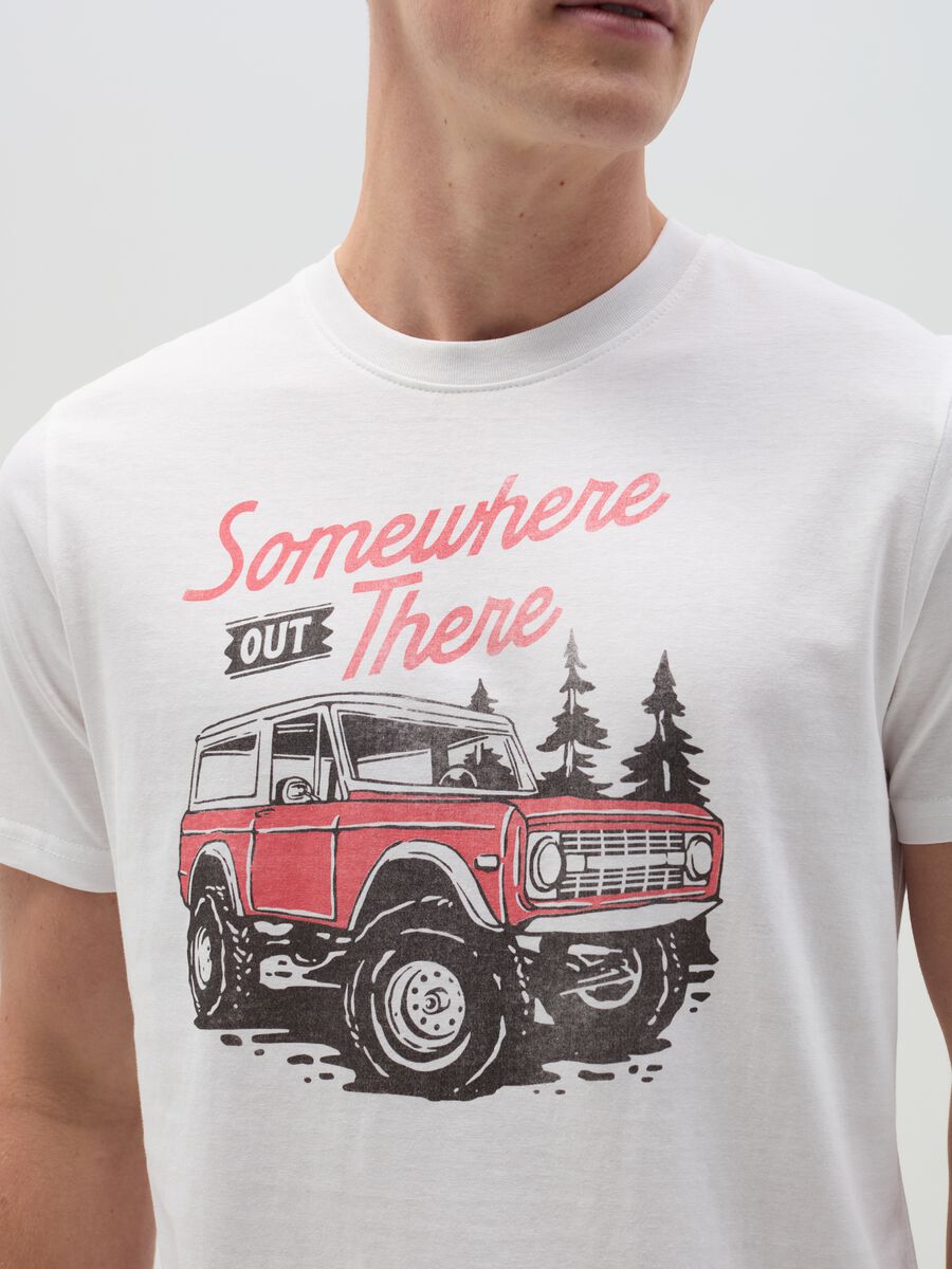 T-shirt with off-road vehicle print_1