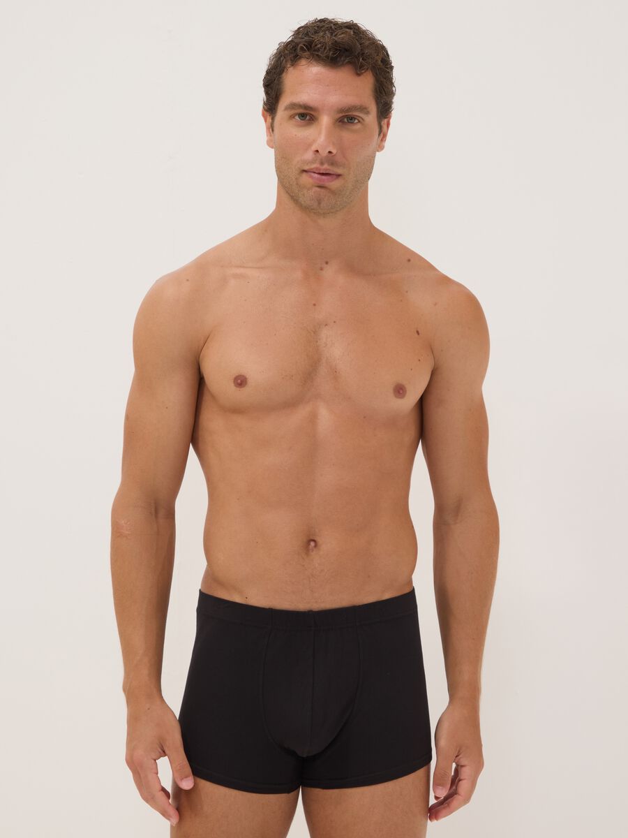 5er-Pack schwarze Boxershorts aus Bio-Baumwolle_0