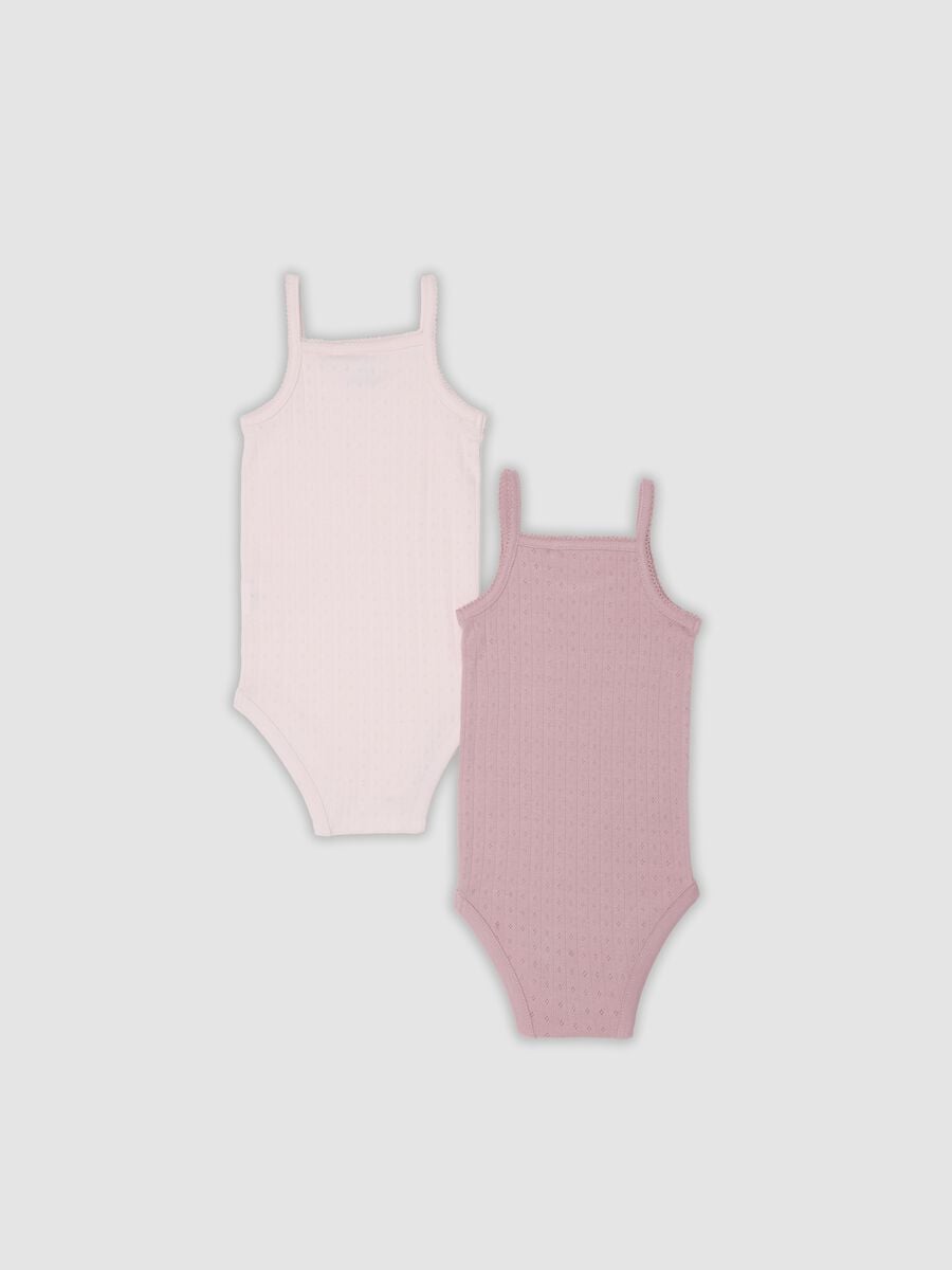 2er-Pack rosa Bodys aus reiner Bio-Baumwolle f&uuml;r Baby und Kleinkind M&auml;dchen_1