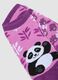 2-pack of short stretch organic cotton socks with panda and koala print_1