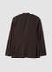 Brown slim-fit 4-way stretch blazer, easy iron_2