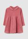 Baby girl's pink dress in pure cotton regular fit with round neck_0