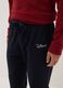 Red long-sleeve crew-neck pyjama set with Mickey & Friends print_3