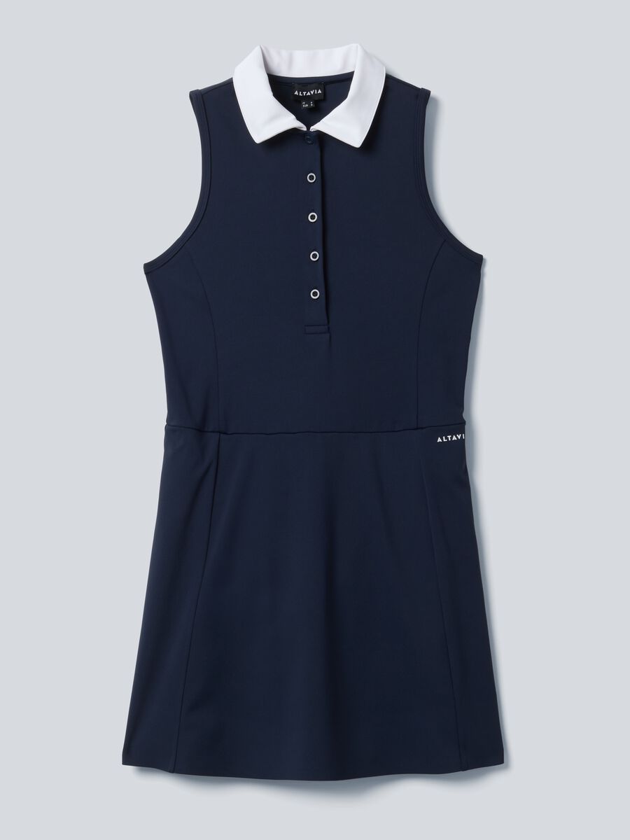 Blaues Sportkleid ALTAVIA COURT aus elastischem Funktionsmaterial_4