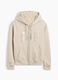 Sweatshirt bege com capuz em mistura de algod&atilde;o com log&oacute;tipo GAP_3
