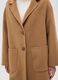 Brown long coat in wool and cashmere blend regular fit_3