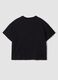 Black pure cotton Kuromi print T-shirt, regular fit_6