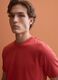 Red Supima cotton crew-neck T-shirt, regular fit_0