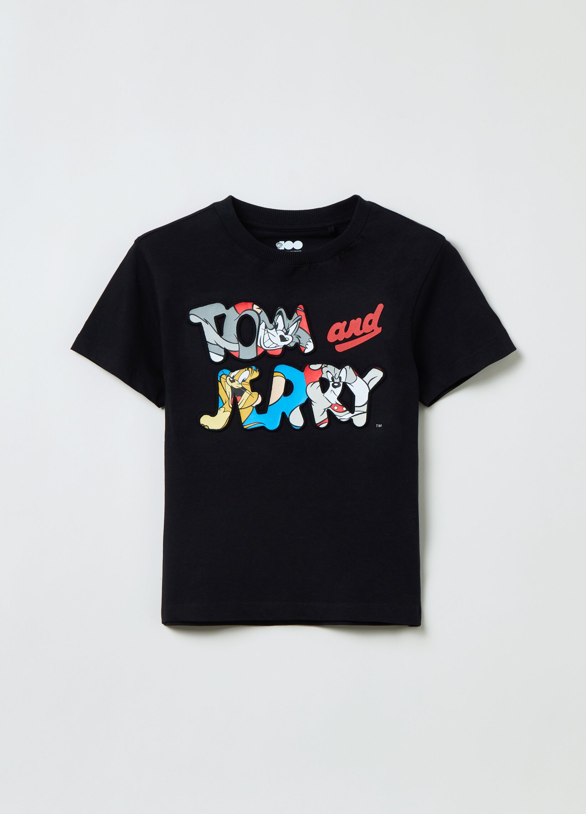 T-shirt con stampa Tom & Jerry