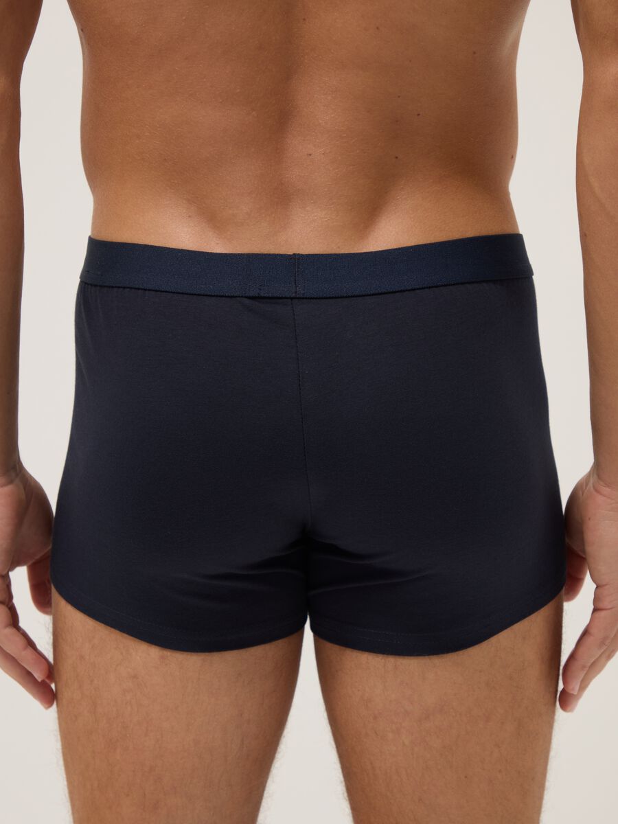 Tripack di boxer blu in cotone organico_2