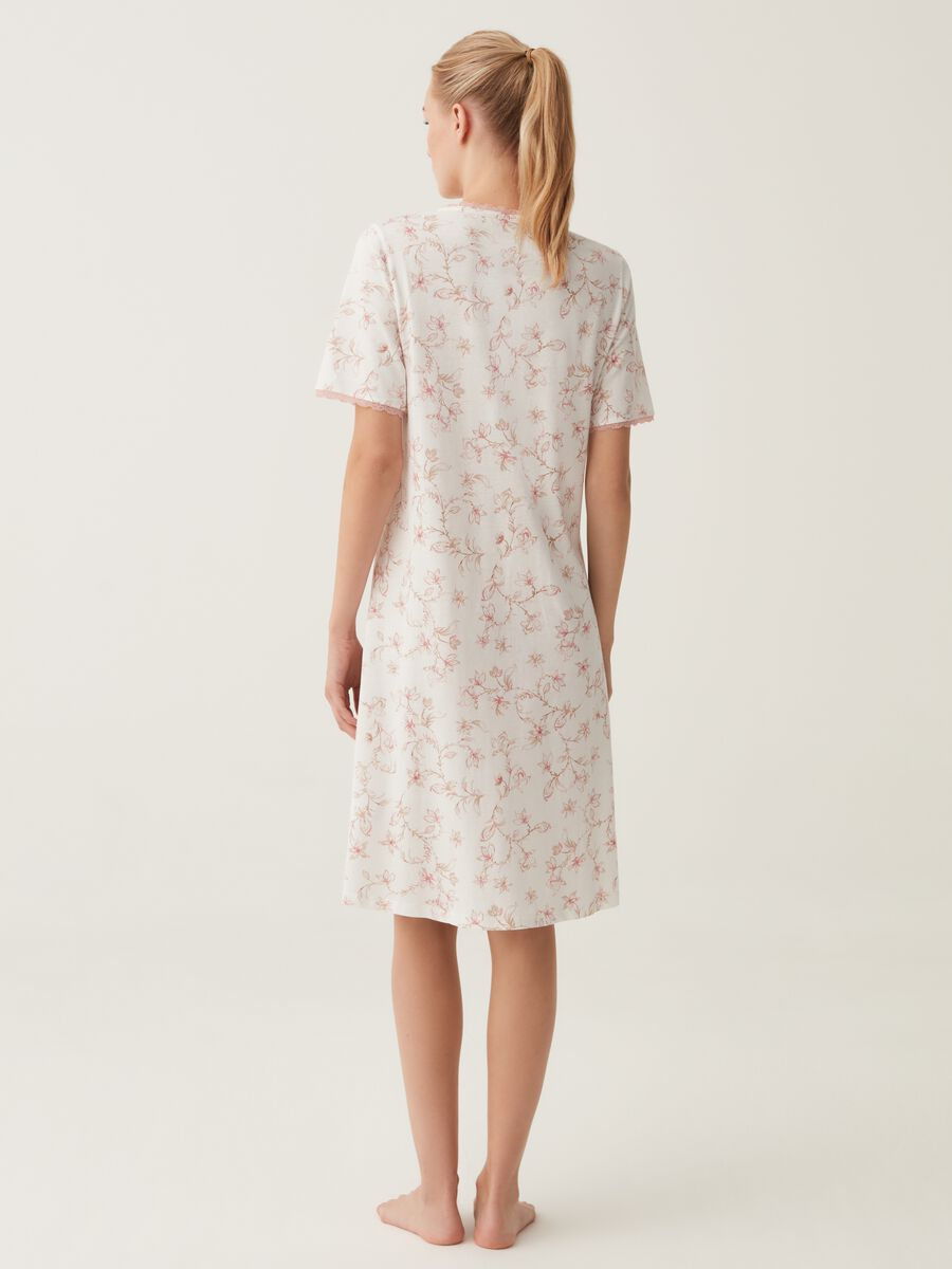 Floral nightshirt with buttons_2