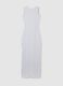 Graues Langes Baumwoll-Stretch-Kleid_5