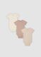 3-pack of multicolour organic cotton baby bodysuits with crew neck_0