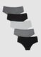 5er-Pack schwarze Slips aus Stretchmaterial_4