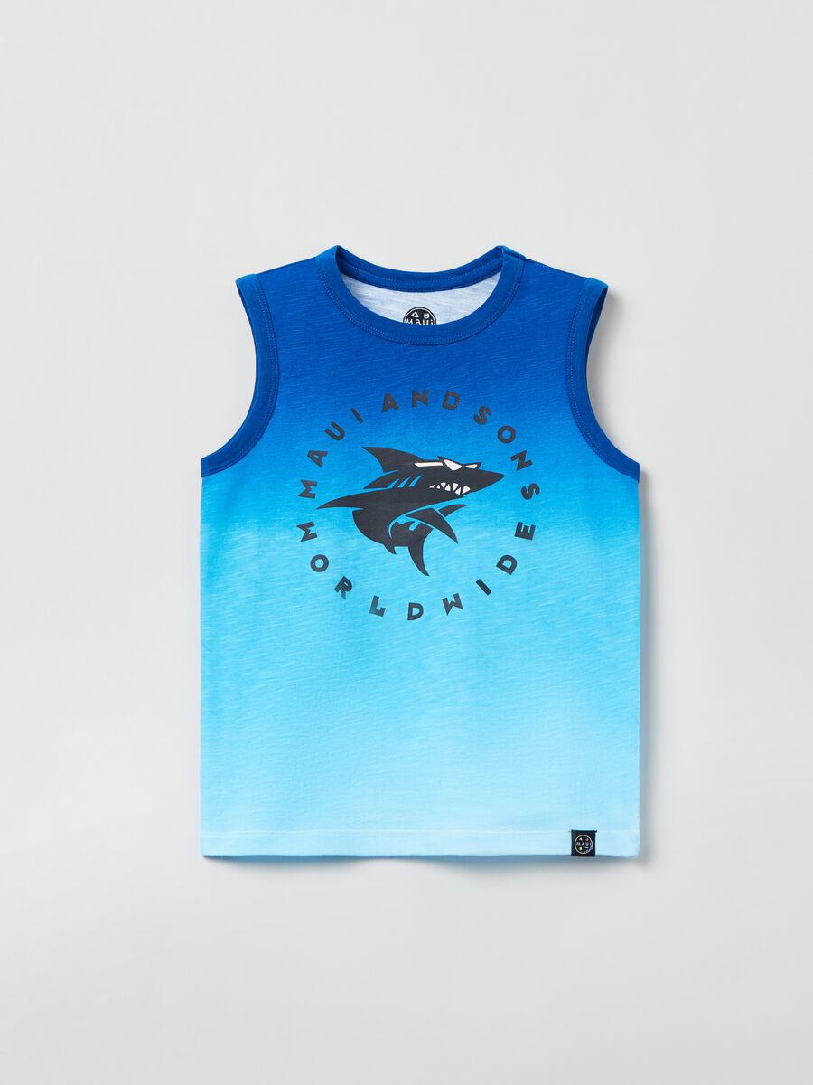 Racerback vest with Maui and Sons print_0