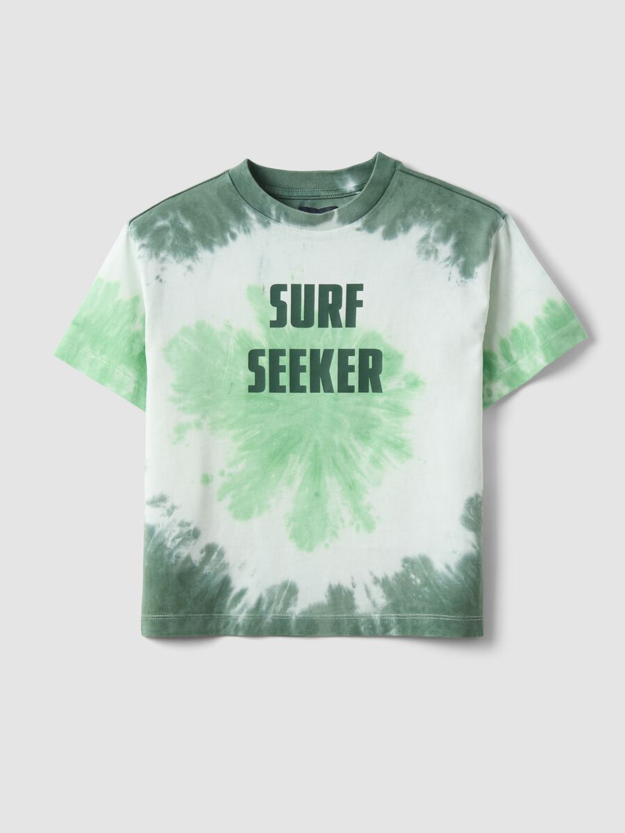 Multicolour pure cotton oversized fit kids' T-shirt_0