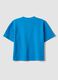 Children's regular fit blue pure cotton t-shirt_1