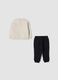Completo jogging bianco in misto cotone con stampa Chicago Bulls_1