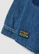 Blaue Denim-Shacket mit Kapuze aus Baumwoll- und Viskosemix f&uuml;r Jungen_2