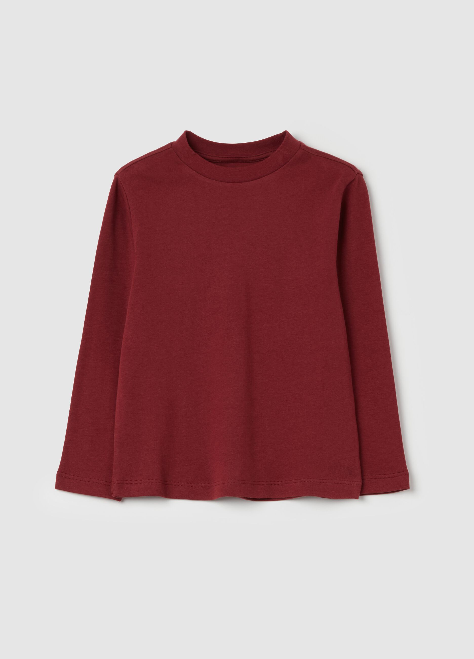 Long-sleeved cotton T-shirt