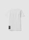 T-shirt branca em algod&atilde;o puro com estampado frontal, corte regular para rapaz_5