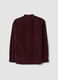 Camicia marrone in puro cotone con due tasche_6