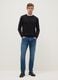 Slim fit blue denim jeans_0