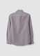 Camicia bianca in popeline di puro cotone a righe regular fit_6