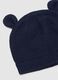 Pure Cotton Blue Baby Hat with Ears_2