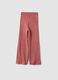 Pink regular-fit trousers with bow_3
