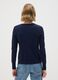 Blue Regular Fit Viscose Blend Cardigan_2