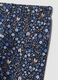 Leggings blu skinny in cotone organico elasticizzato con fantasia floreale_3
