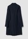 Cappotto blu indigo in misto lana e viscosa_2