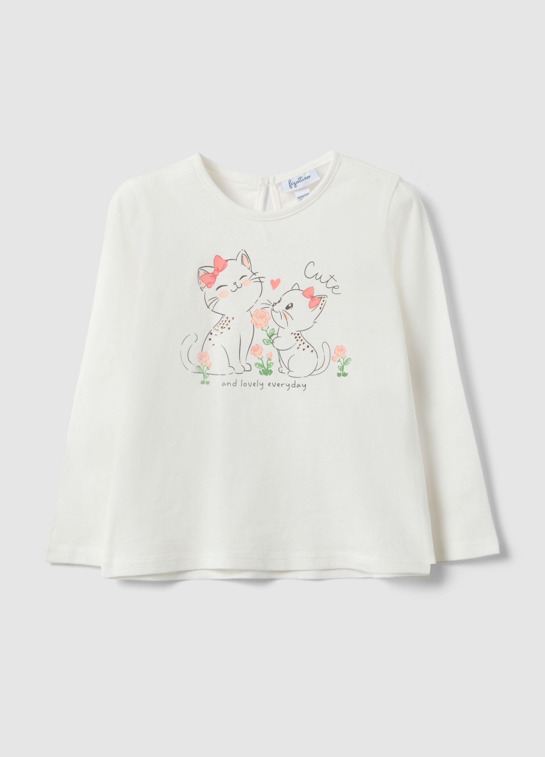 &Lambda;&epsilon;&upsilon;&kappa;ό &mu;&alpha;&kappa;&rho;&upsilon;&mu;ά&nu;&iota;&kappa;&omicron; T-shirt &alpha;&pi;ό &alpha;&gamma;&nu;ό &beta;&alpha;&mu;&beta;ά&kappa;&iota;